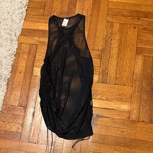 Nike Black Mesh Adjustable Swim Cover